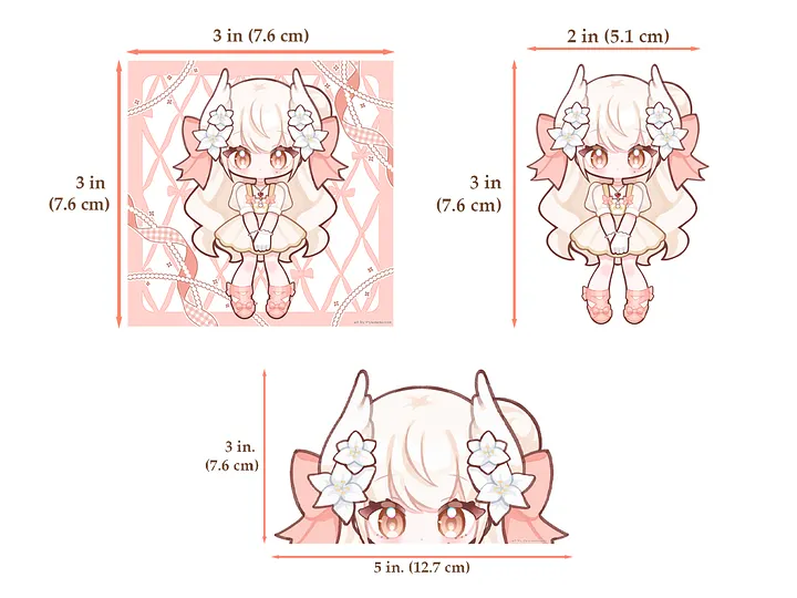Chibi sticker bundle product image (2)