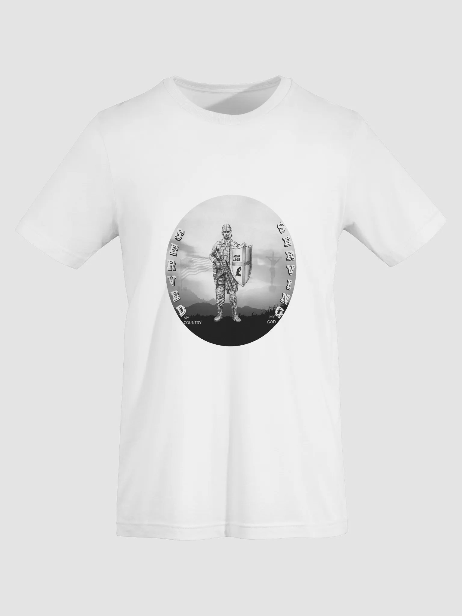 Served/Serving (Short sleeve T) One sided print product image (4)