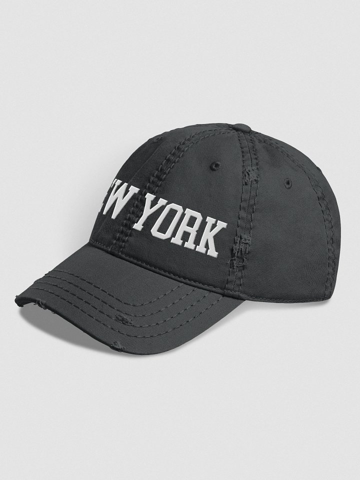 New York Distressed Dad Hat product image (4)