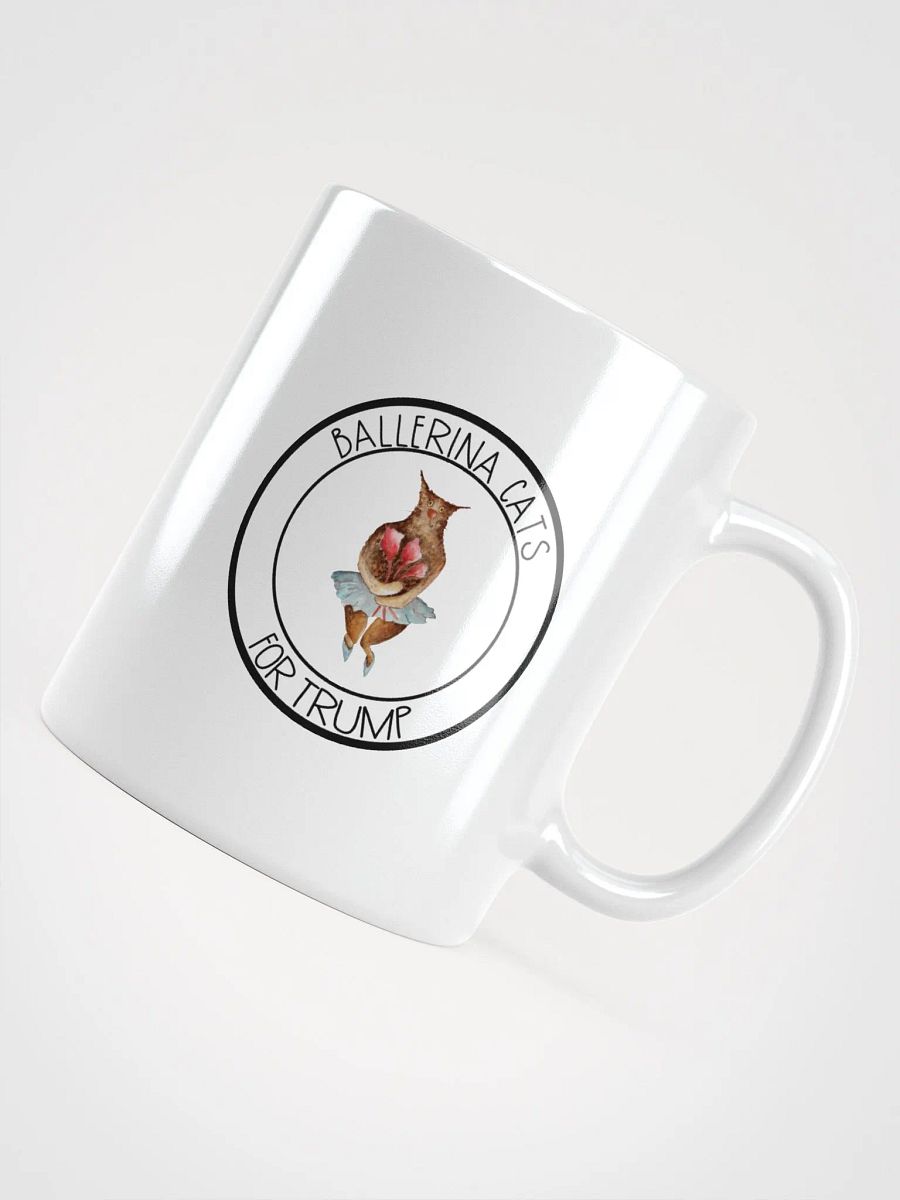 Ballerina Cat With Roses For Trump Mug product image (10)