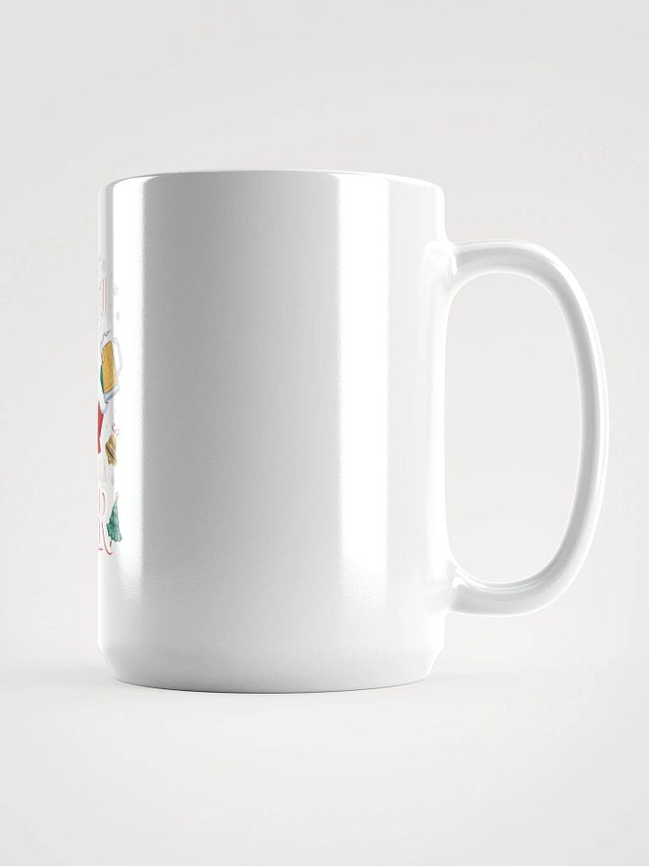Santa’s Holiday Cheers White Glossy Mug product image (1)
