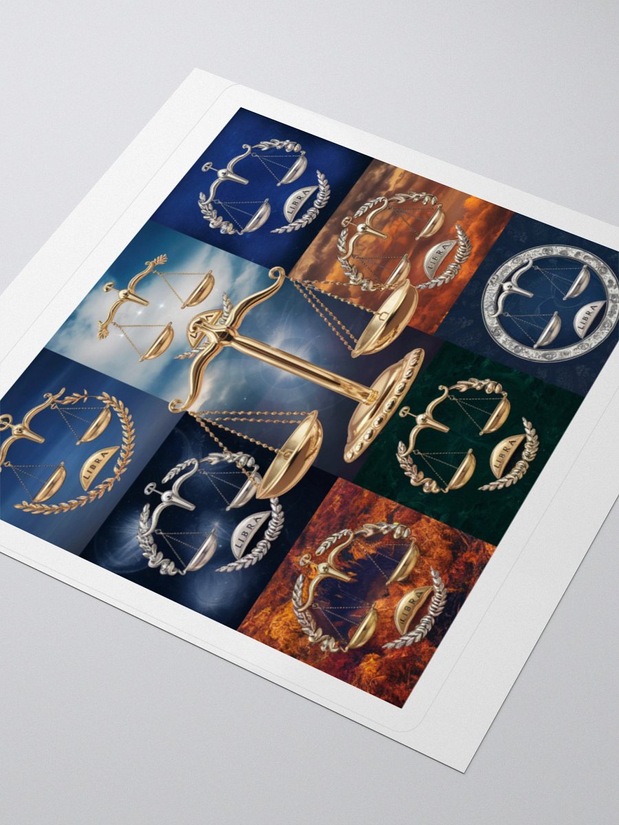 Libra Scales Kiss-Cut Sticker product image (9)