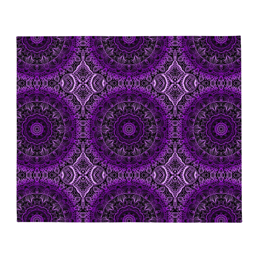 Mystic Mandala Dream Throw Blanket product image (2)