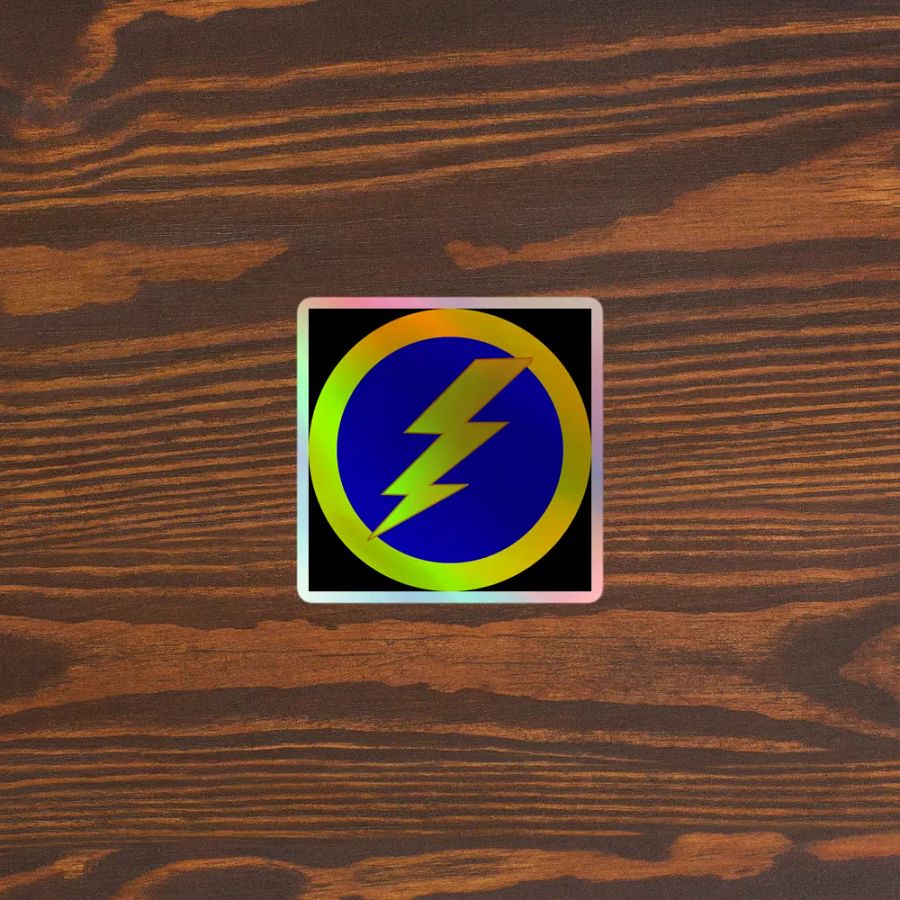 thunderbolt holo sticker product image (5)