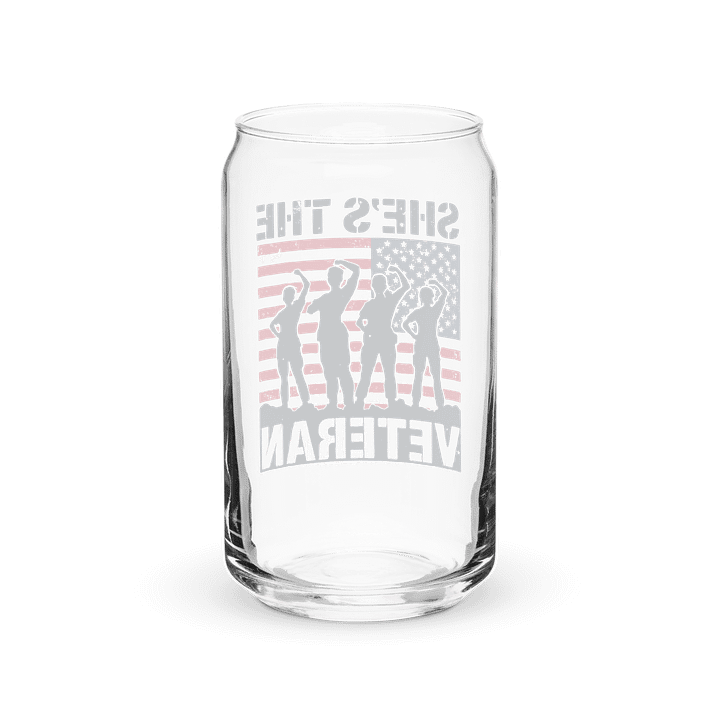 She’s The Veteran Can-Shaped Glass product image (6)