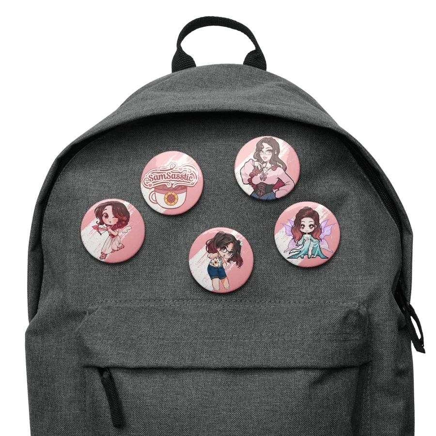 SamSasstic Buttons Galore! Set of 5 product image (2)