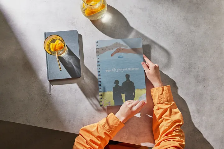 When life gives you tangerines 🍊 Notebook product image (2)