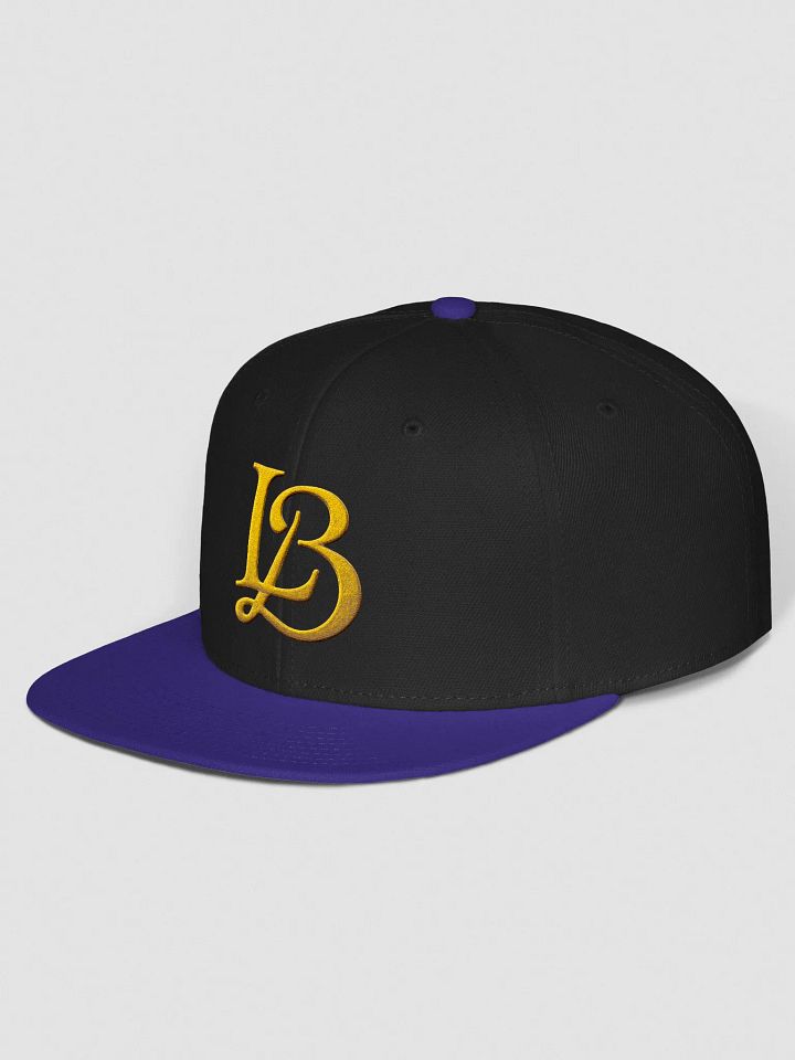 LB hat blk purp gld product image (2)