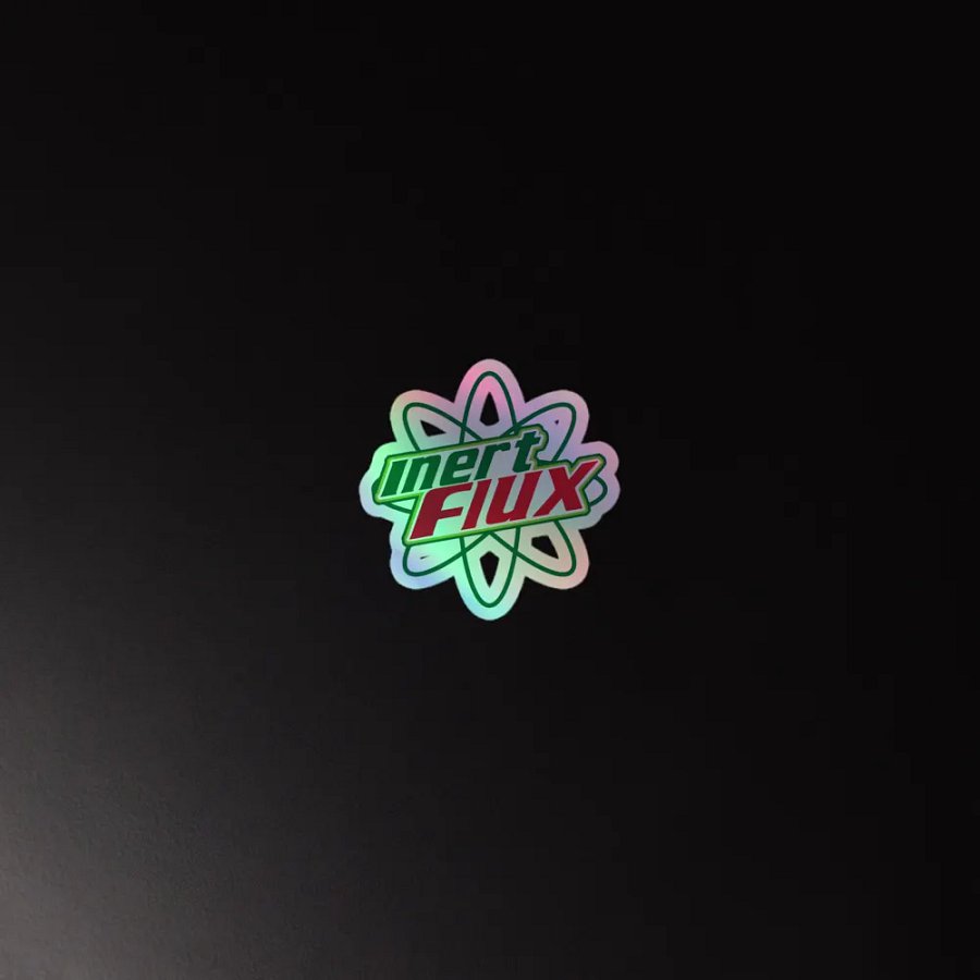 Inert Flux Vinyl Holographic Sticker product image (4)