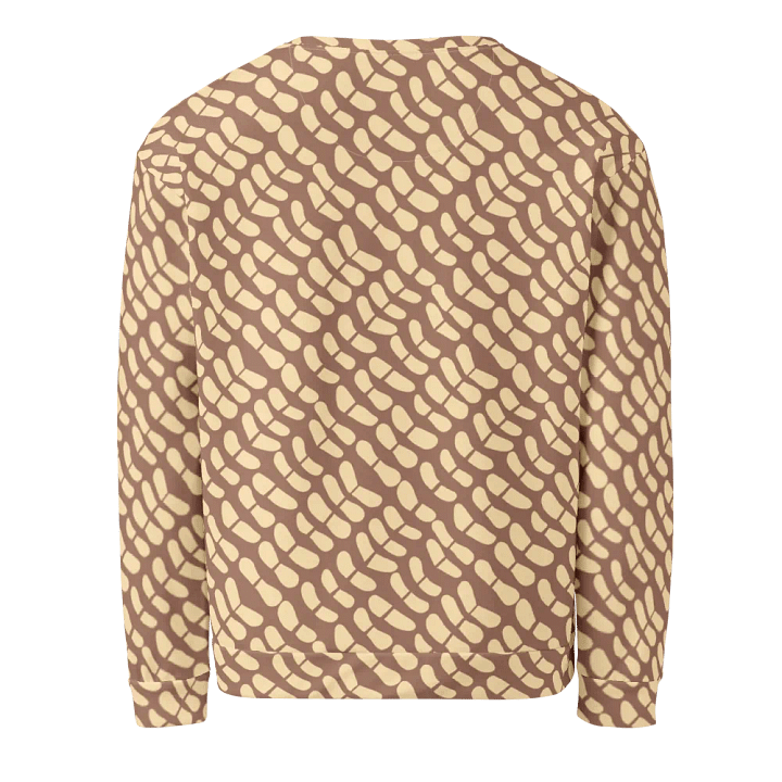 Mocha Mousse Statement All-Over Print Sweatshirt product image (2)