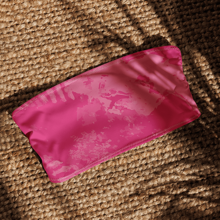 Blush Dream All-Over Bandeau Bikini Top product image (2)