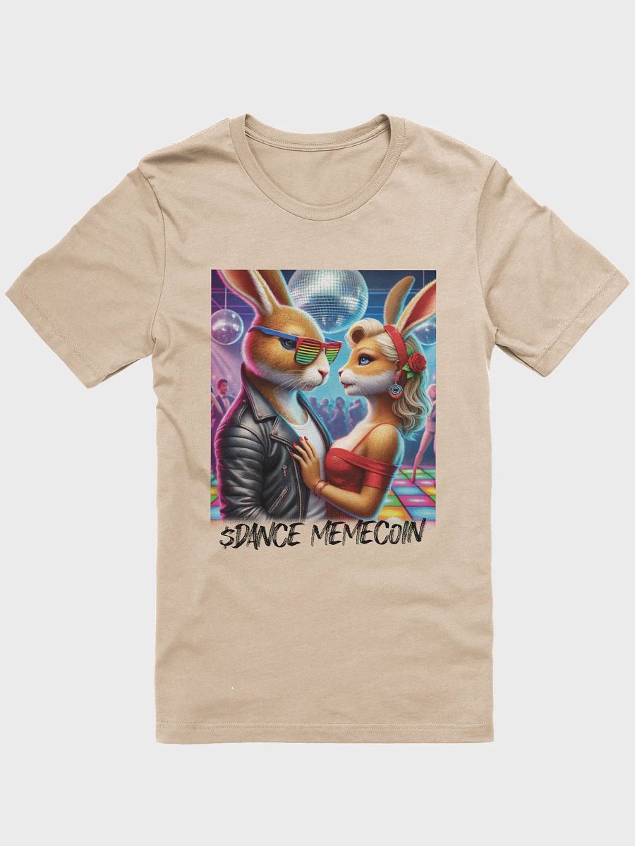 BONNIE and BUNNY - DANCE MEMECOIN - PREMIUM TEE - TAN product image (5)