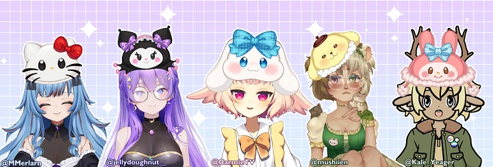 Kawaii Hat Vtuber Asset | Stream Decor product image (2)