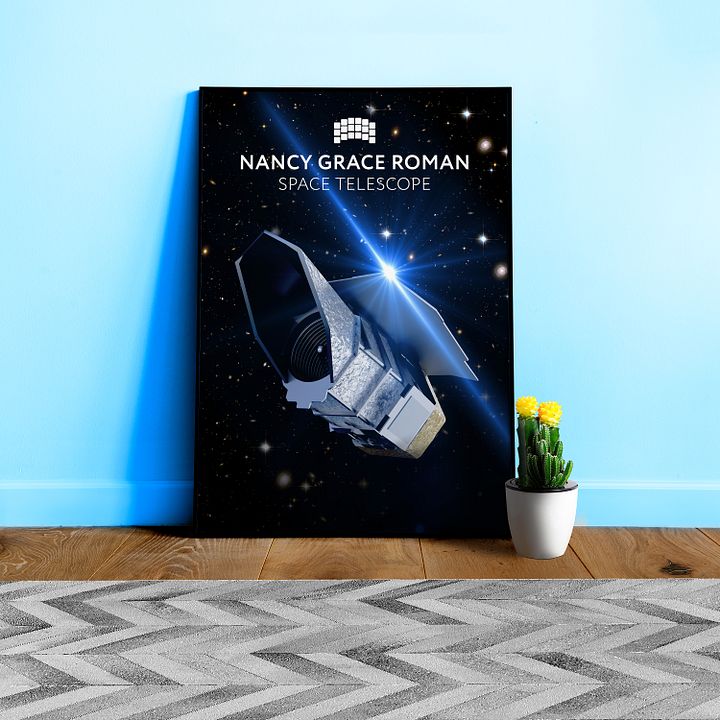 Nancy Grace Roman Space Telescope poster — NASA space print, Science wall art product image (1)