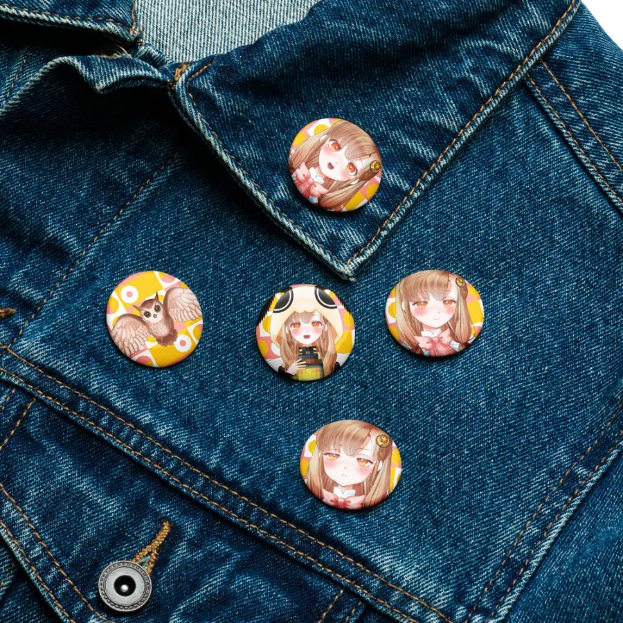Yuni Luna Expressions Pin Buttons Set product image (8)