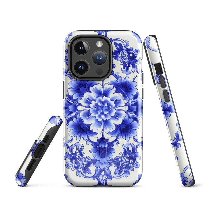 Blue and White Chinese Porcelain Pattern MagSafe® Tough Case for iPhone® product image (1)
