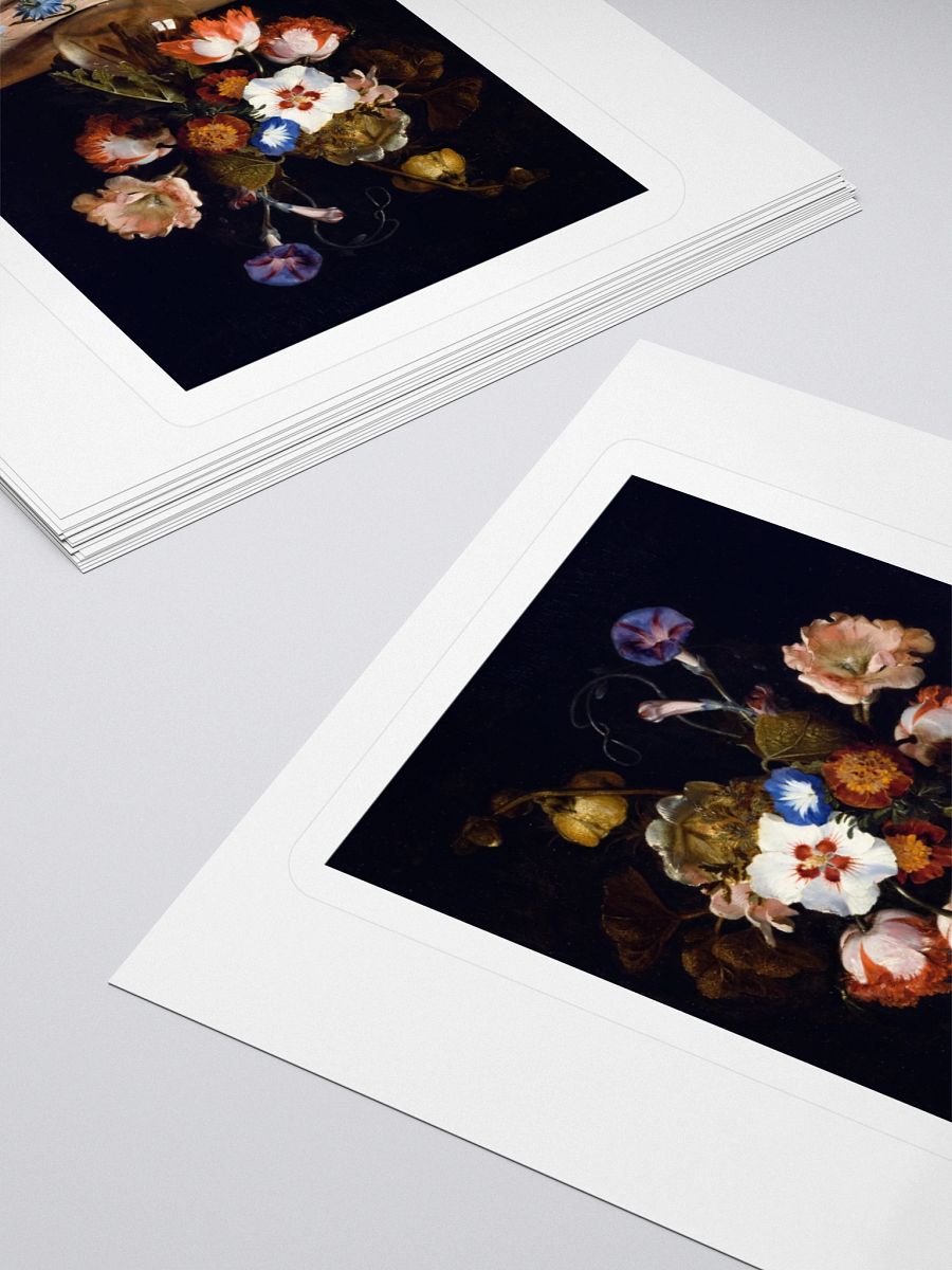 Flowers in a Glass Vase (1671) – Vintage Floral Stickers product image (12)