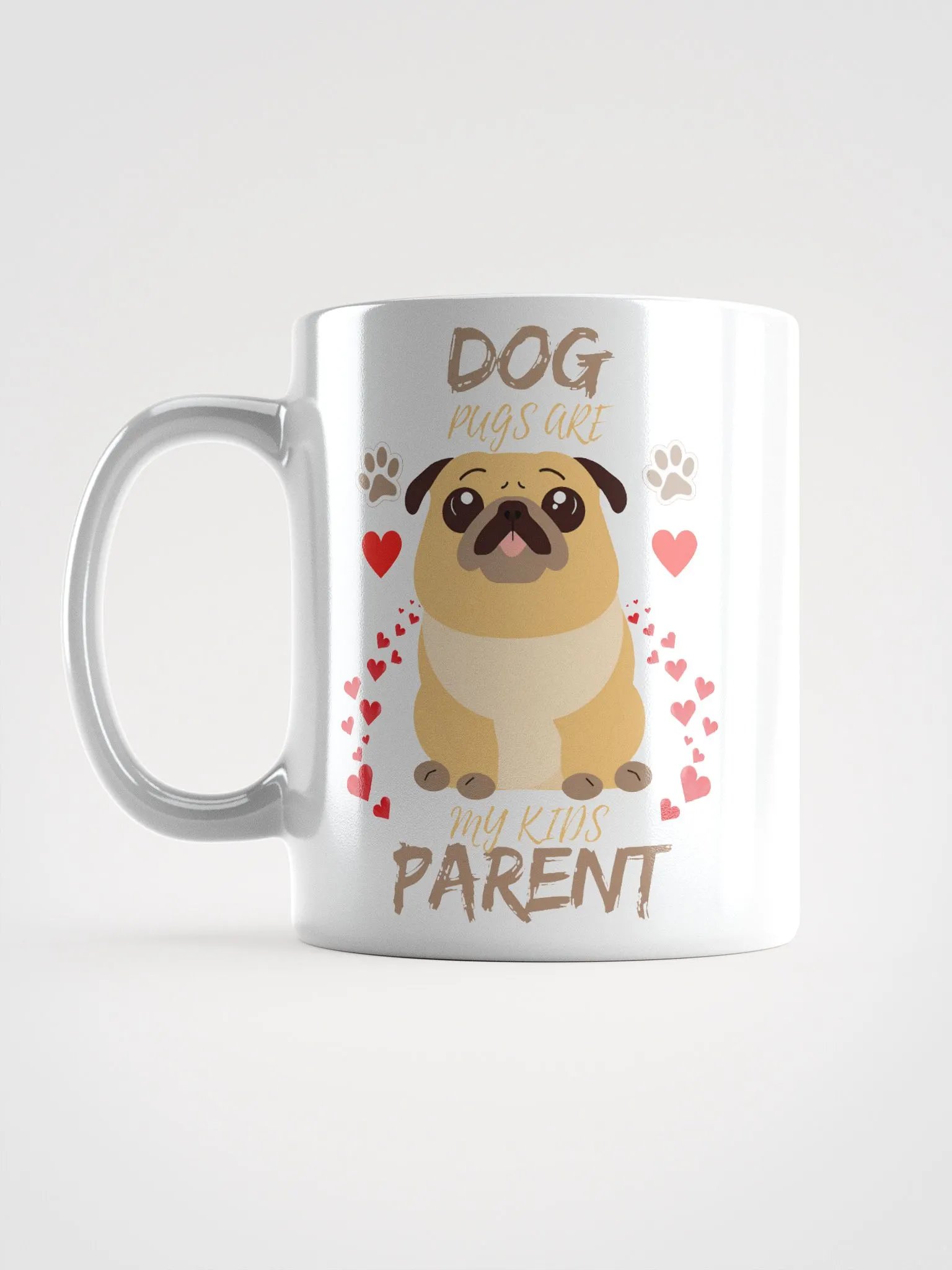 Pawsitively Loving Pug Mug product image (1)
