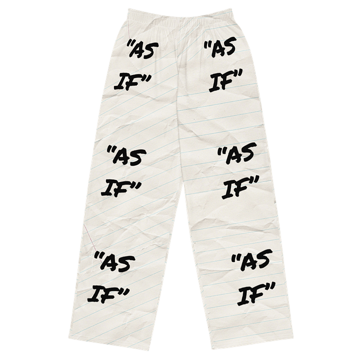 "AS IF" 90s Throwback Pants product image (1)
