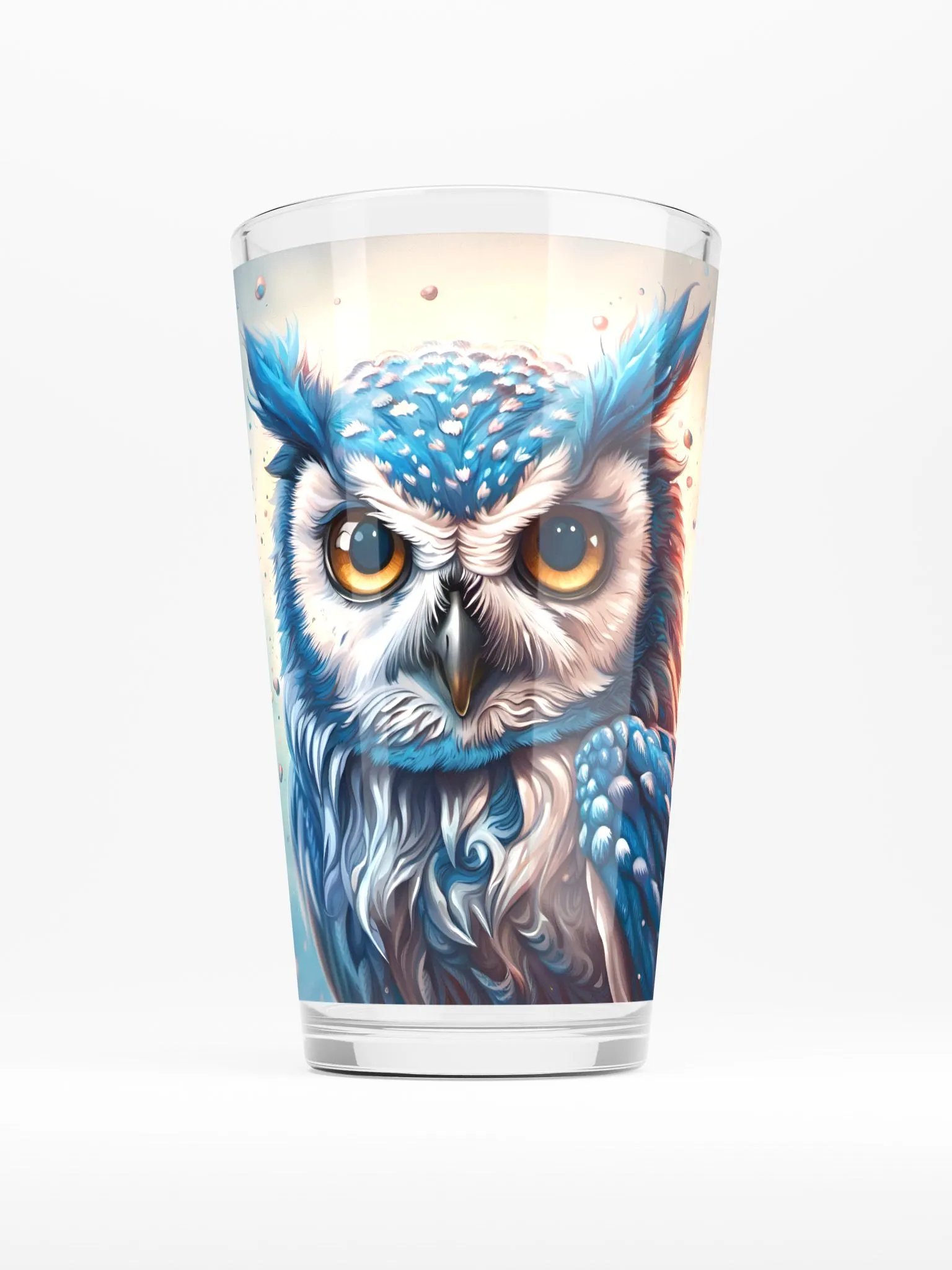 Blue Owl Pint Glass product image (1)