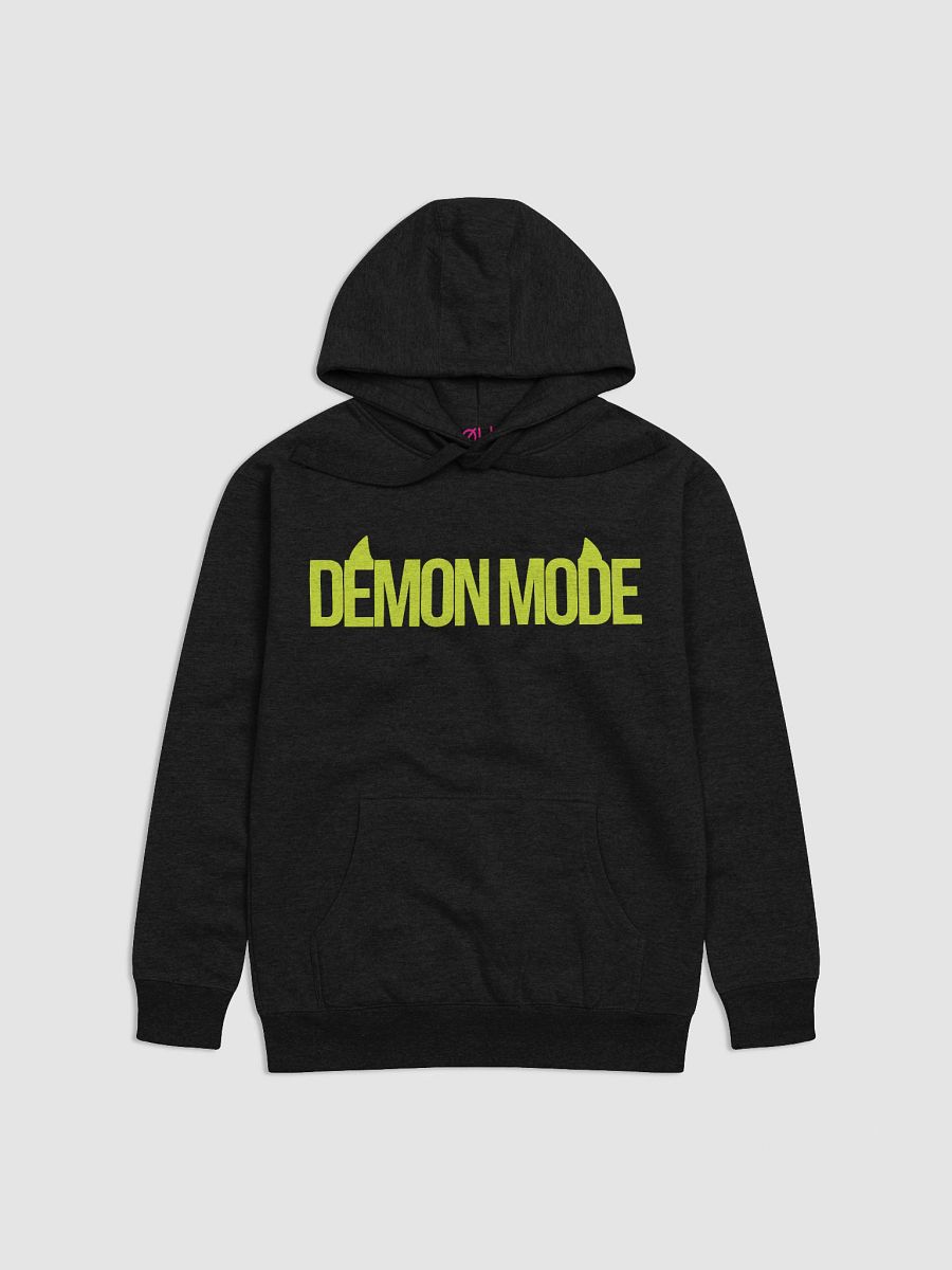 Demon Mode - Oni Echo Echo Hoodie (Lime Lettering) product image (1)