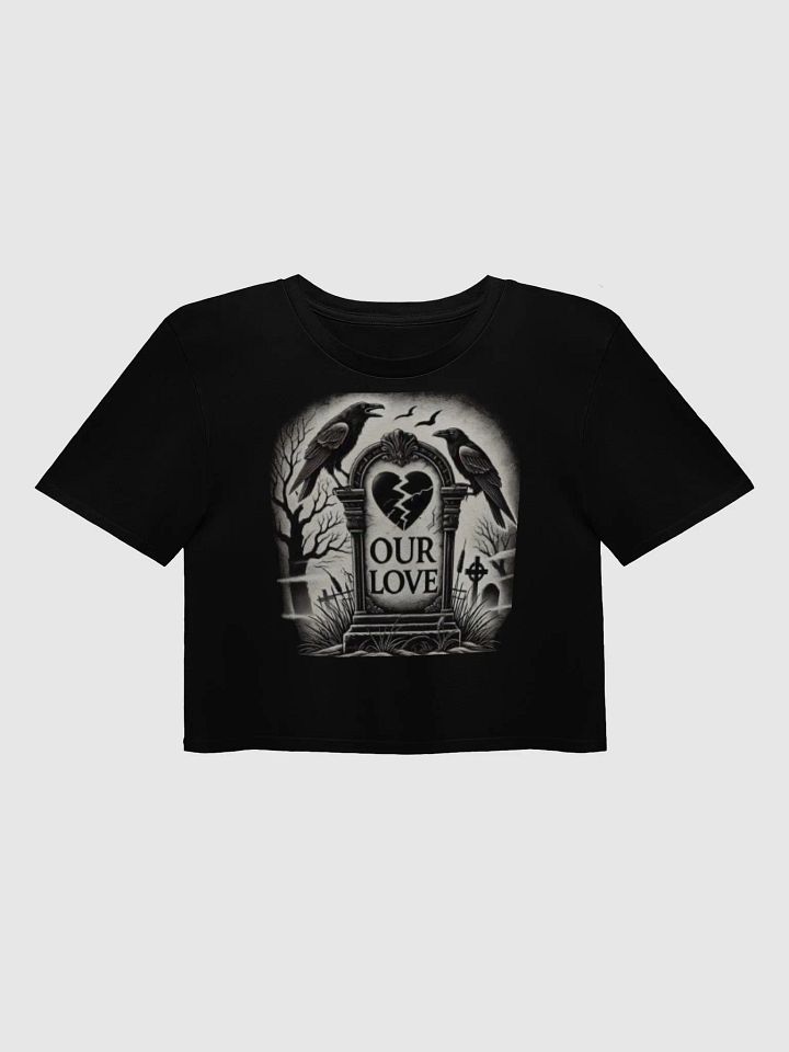 Love Never Dies Gothic Crop Top product image (1)