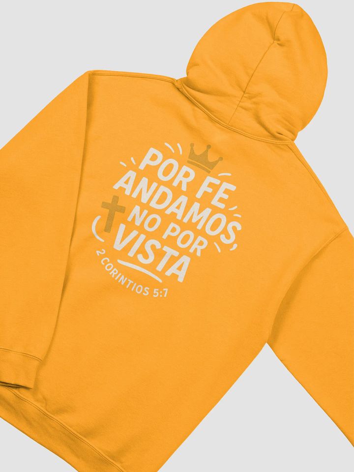 Sudadera Unisex Con Capucha | Por fe andamos no por vista product image (2)