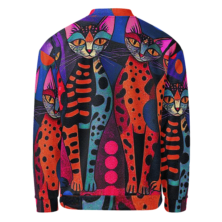 Red Cats Bomber Jacket product image (2)