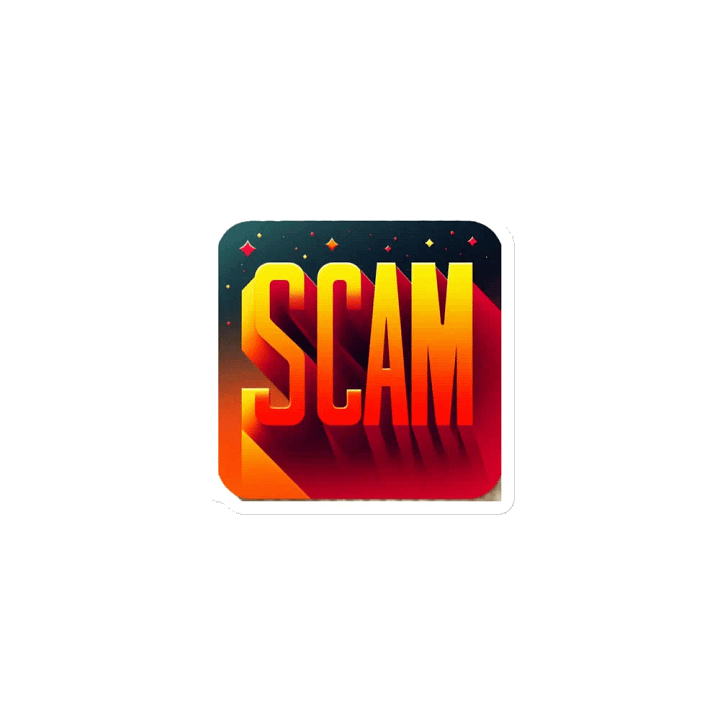 Gradient SCAM Die-Cut Magnets product image (1)