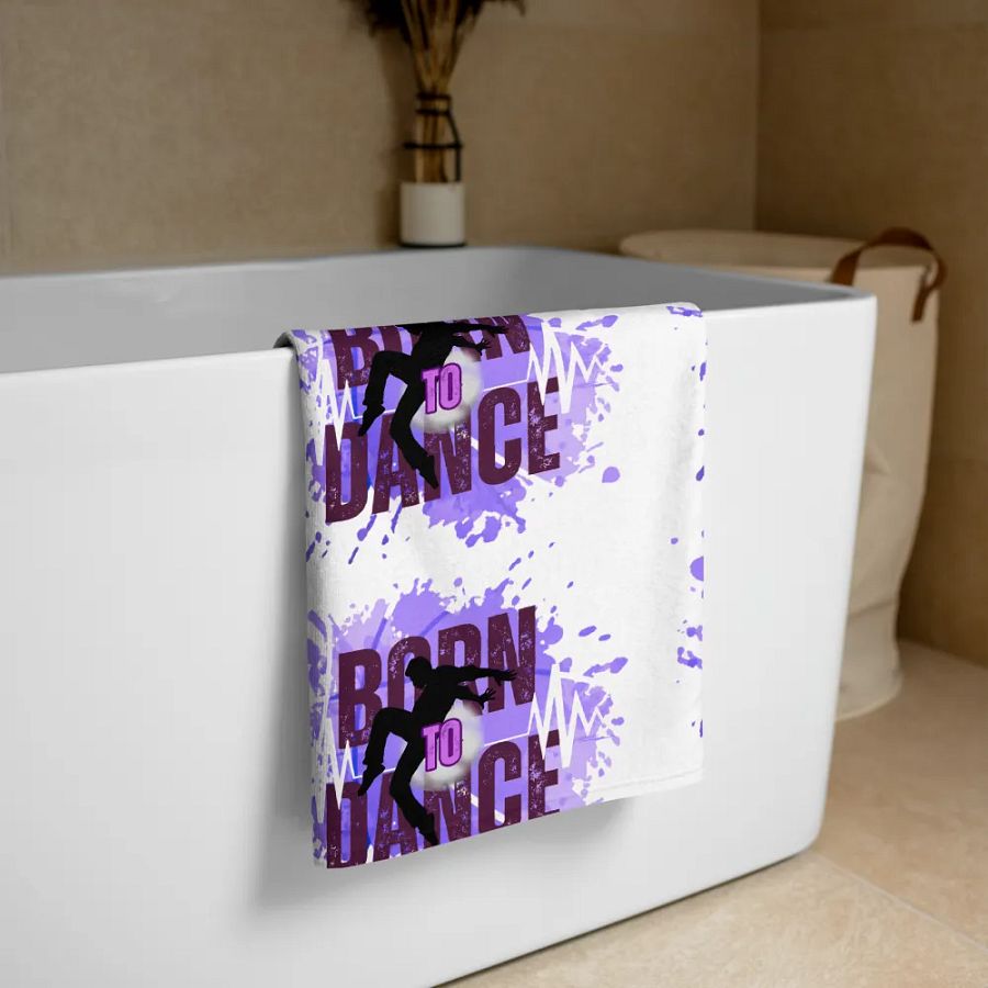 Born to Dance Explosion His Silhouette Towel product image (3)