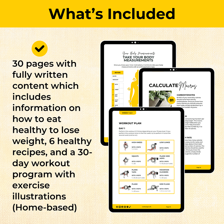 30-day Home-Based Weight Loss Workout Program product image (2)