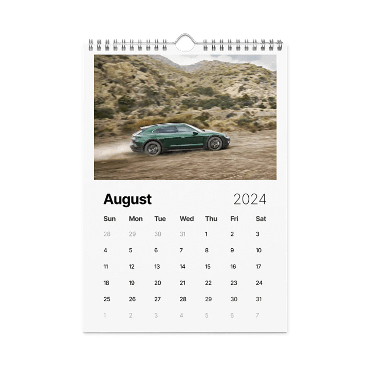 Porsche Rides 2024 Wall Calendar product image (2)
