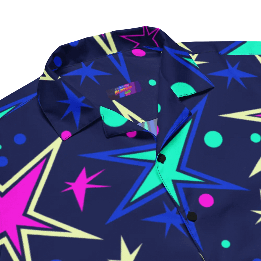 Stranger Stars Short Sleeve Hawaiian Button up product image (3)