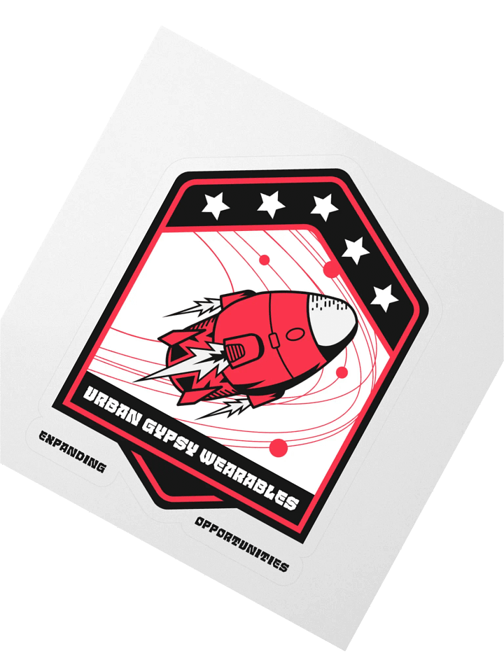 Rocket Red Kiss Cut Stickers product image (2)