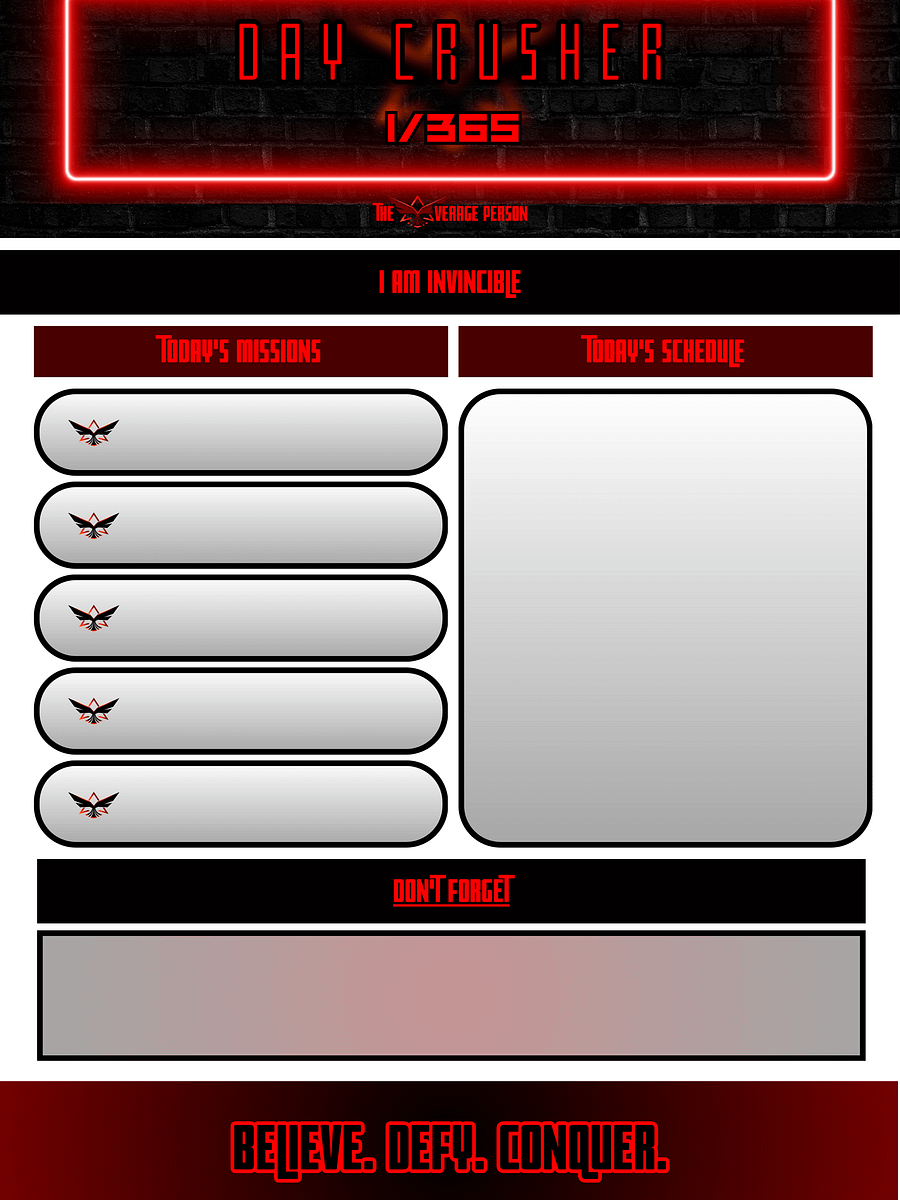 FREE 30 DAY CRUSHER (Planning Journal) product image (2)