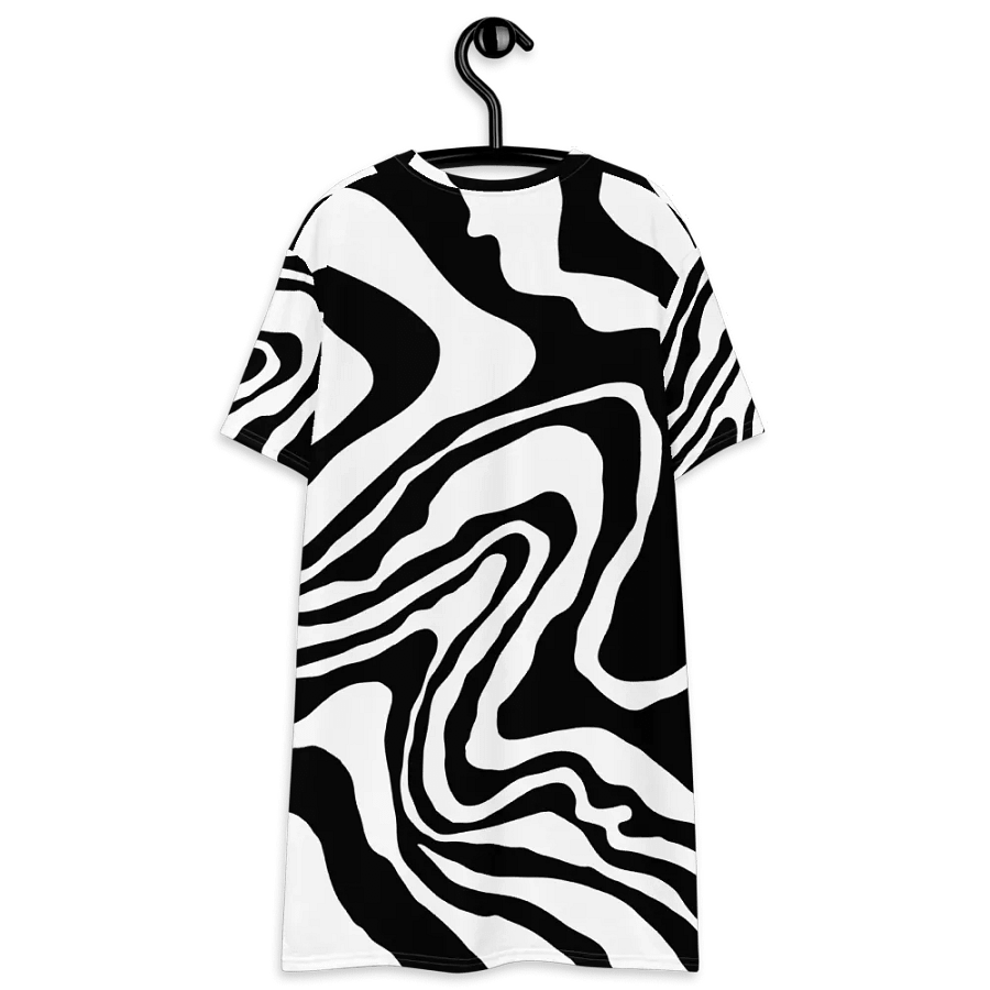 11:11 Cosmic Flow All-Over T-Shirt Dress product image (8)