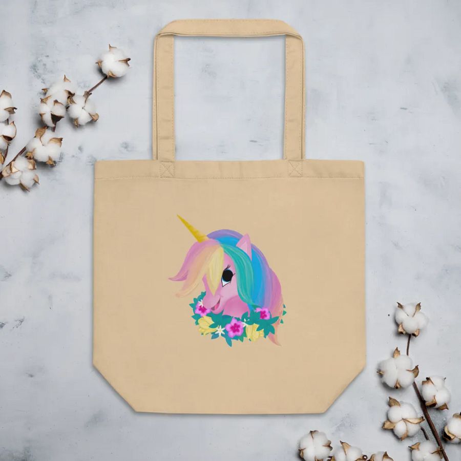 Rainbow Unicorn Eco Tote product image (3)