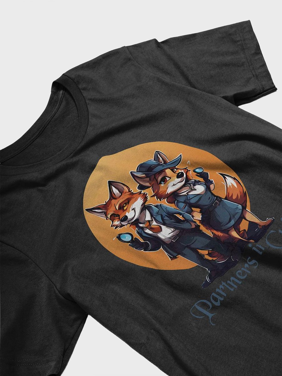 Partners in Crime Funny T-Shirt - Stylish & Funny Fox Couple Shirt for Couples product image (4)