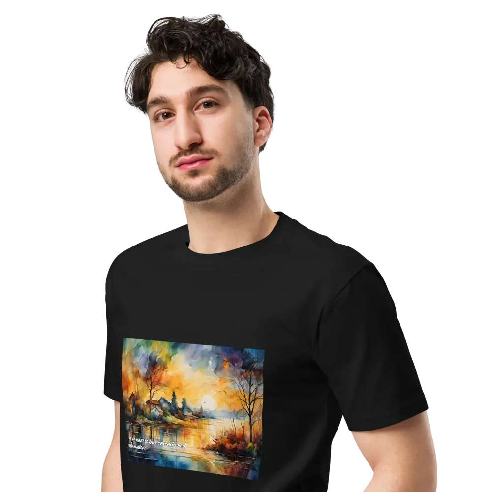 Sunset Serenity by the Lake T-Shirt product image (5)