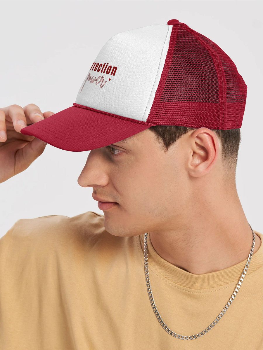 Resurrection Power, Christian Foam Trucker Hat product image (7)