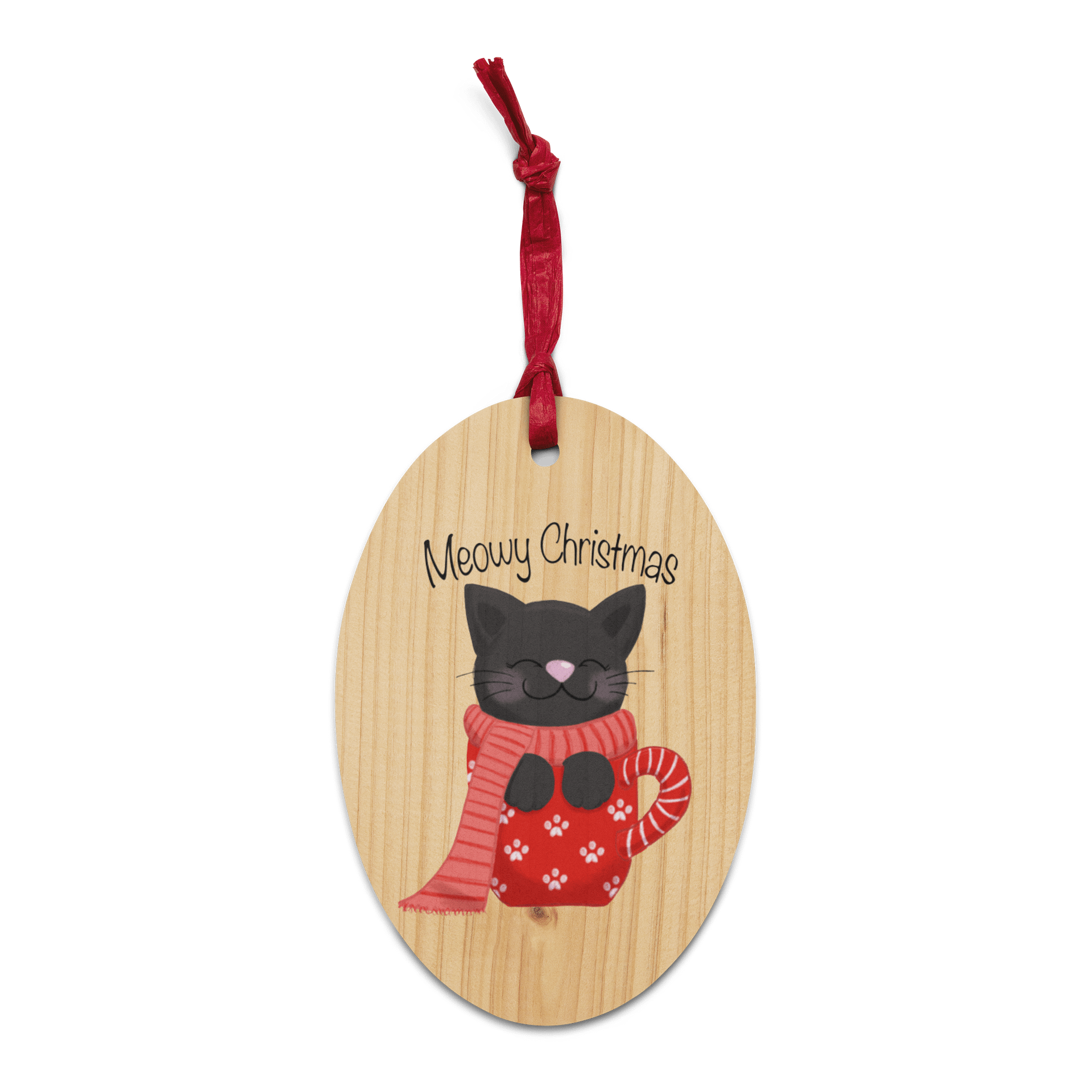 Meowy Christmas cozy cat Ornament product image (1)