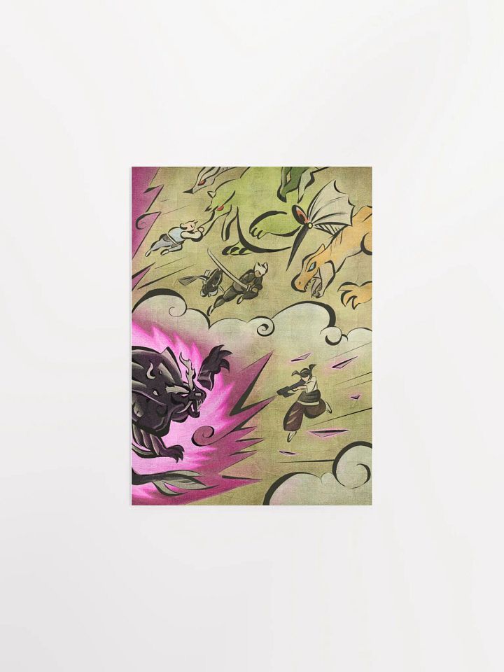 MH Comic: Magnamalo's Defeat (Matte Poster) product image (1)