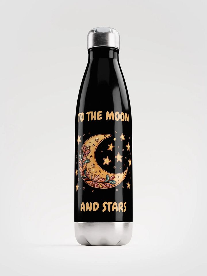 Celestial Whispers Moon Stainless Steel Water Bottle product image (2)