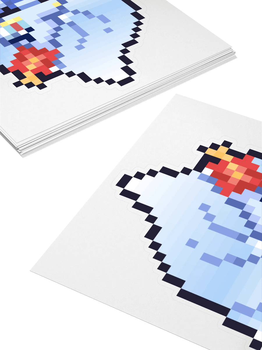 Pixel Shark - Sticker product image (4)