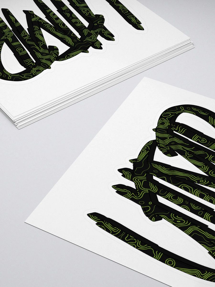 Kiss Cut Sticker - UTMP Logo Topo Stealth product image (4)