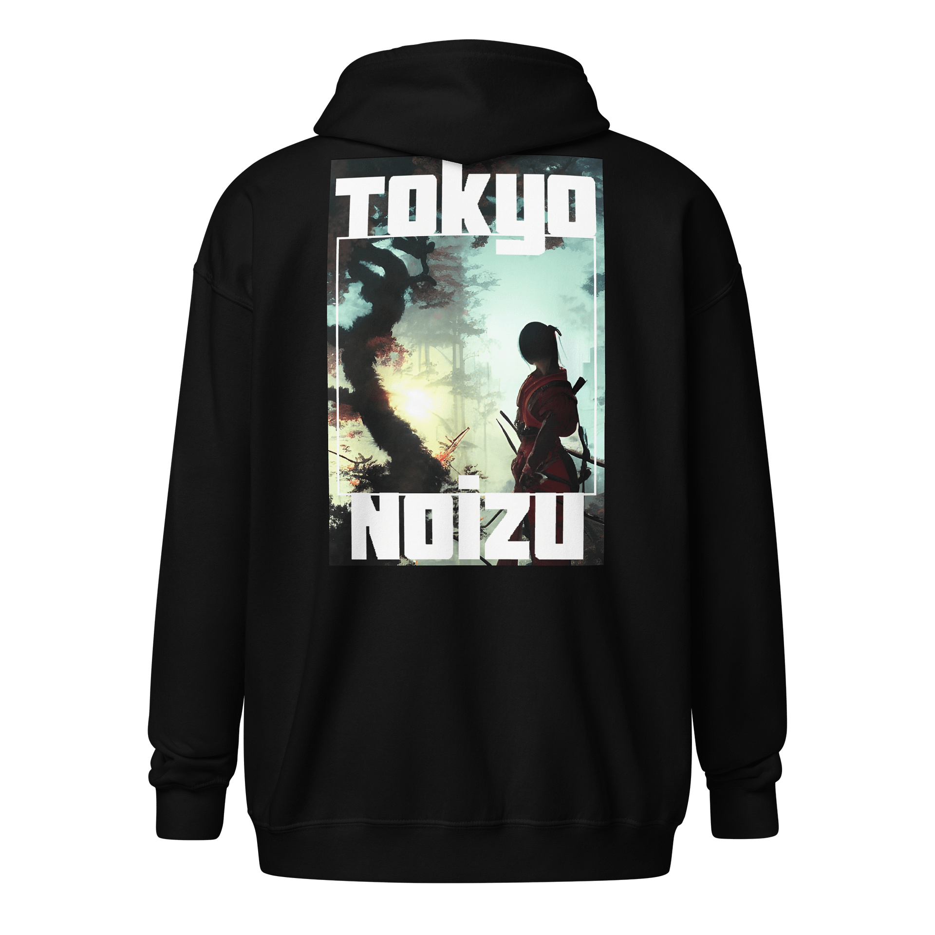 Japanese Female Warrior Unisex Hoodie Zip product image (1)