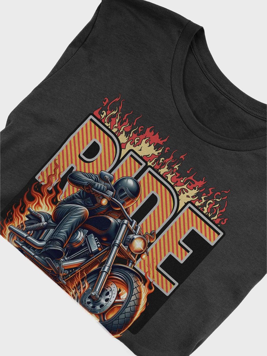 Ride Motorcycle Flaming T-Shirt product image (9)