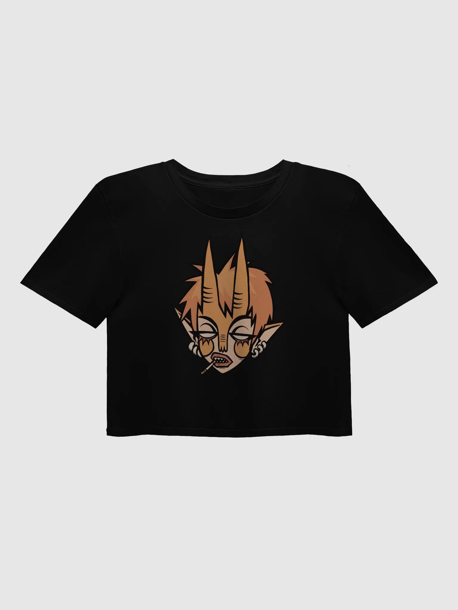 demon girl orange - crop top product image (5)