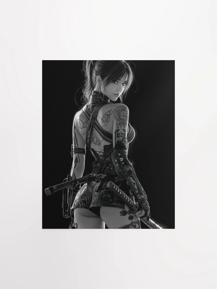 Shadow Blade Matte Unframed Wall Art Paper Canvas product image (3)