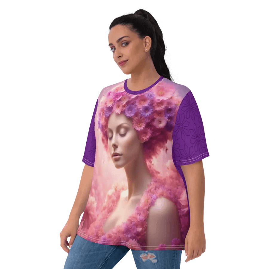 Pink Flower Girl T-Shirt product image (4)
